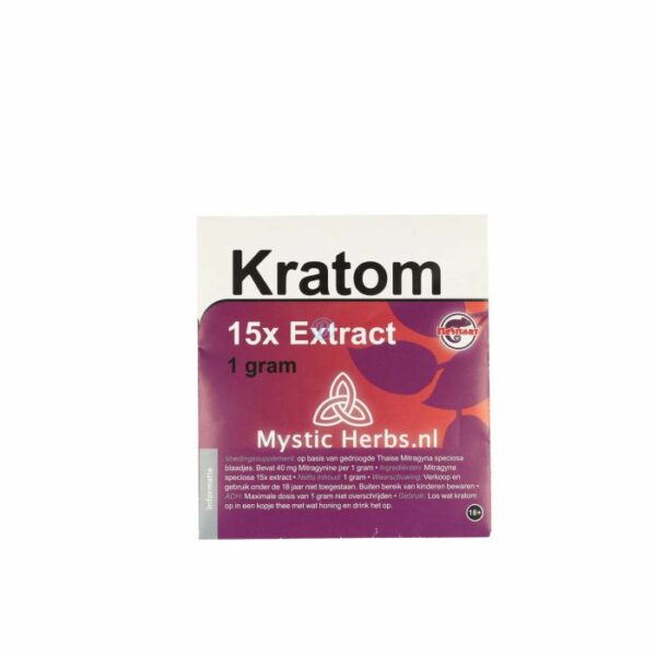 McMystic Kratom 20x Extract 1gram kopen