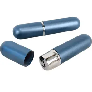 poppers inhaler aluminum blue