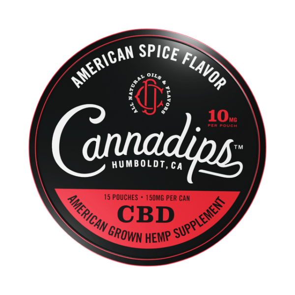 cannadips full american flavor 10mg pouches